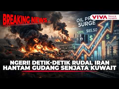 Gudang Senjata Kuwait Dihantam Rudal Iran, Harga Minyak Naik Usai Trump Batal Pungut Tarif 20%