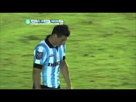 Ocasión Pillúd. Arsenal 0 Racing 0. Torneo Final 2013. Fecha 14. Fútbol Para Todos.