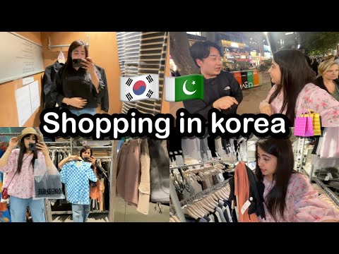 🇰🇷🇵🇰 Summer shopping in Korea | Hongdae shopping Vlog 🛍️