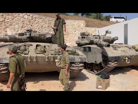 Israeli Merkava tanks mobilise on border with Lebanon | AFP