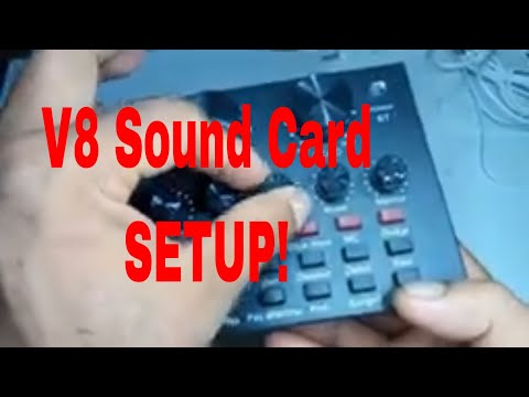 V8 sound card setup in Easy. WAY