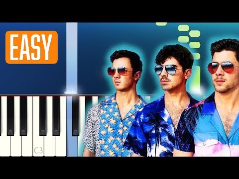 Jonas Brothers - Cool (100% EASY PIANO TUTORIAL)