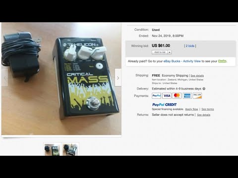 TC Helicon Critical Mass Vocal Effect Pedal Demo