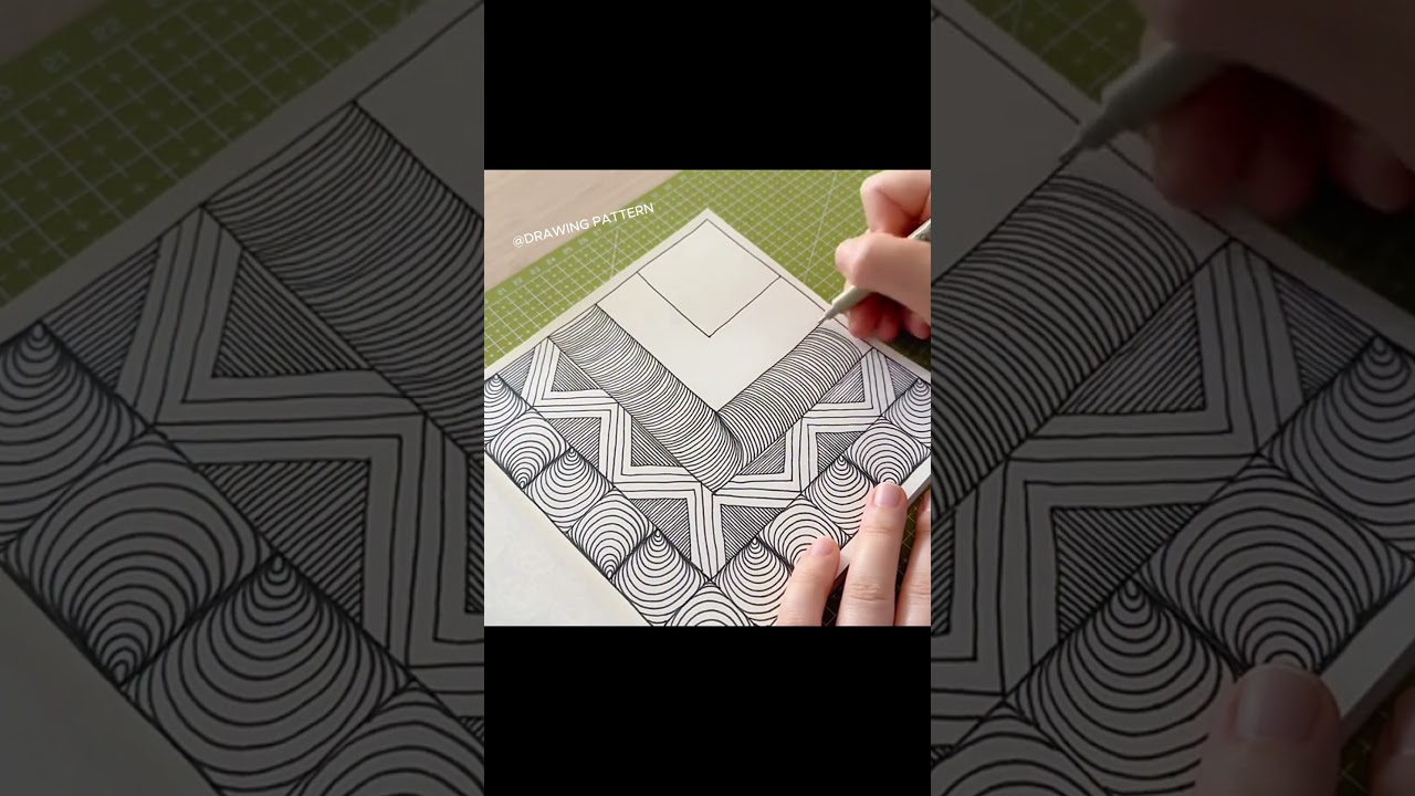 #139  Easy Zentangle patterns for beginners  #art #doodle #drawing