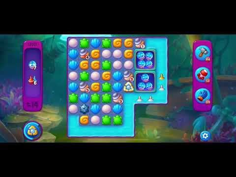 Fishdom Very Hard level 12021 no boosters フィッシュダム ベリーハード