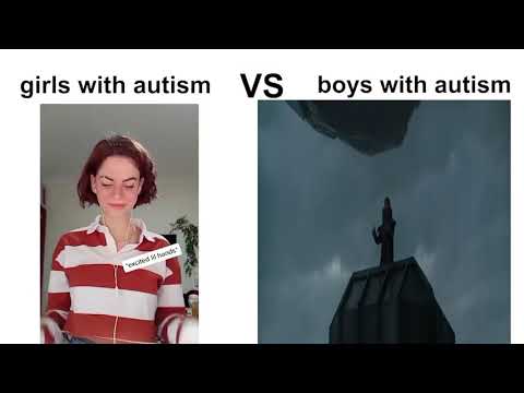 Girls With Autism vs Boys With Autism (Dune Meme)