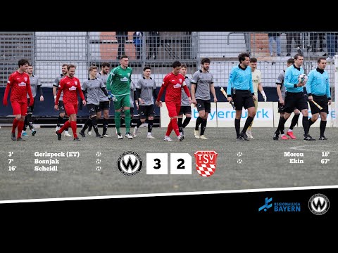 27. Spieltag: SV Wacker Burghausen - TSV Rain am Lech (Saison 2021/2022)