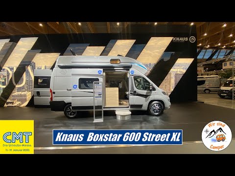 Vorstellung des Knaus Boxstar 600 Street XL auf der CMT 2020 in Stuttgart
