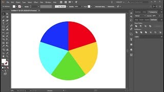 How to Divide a Circle into Equal Parts in Adobe Illustrator CC 2018