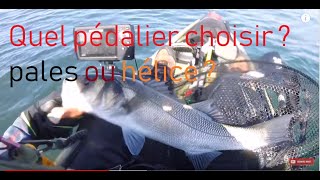 kayak de pêche, quel pédalier choisir