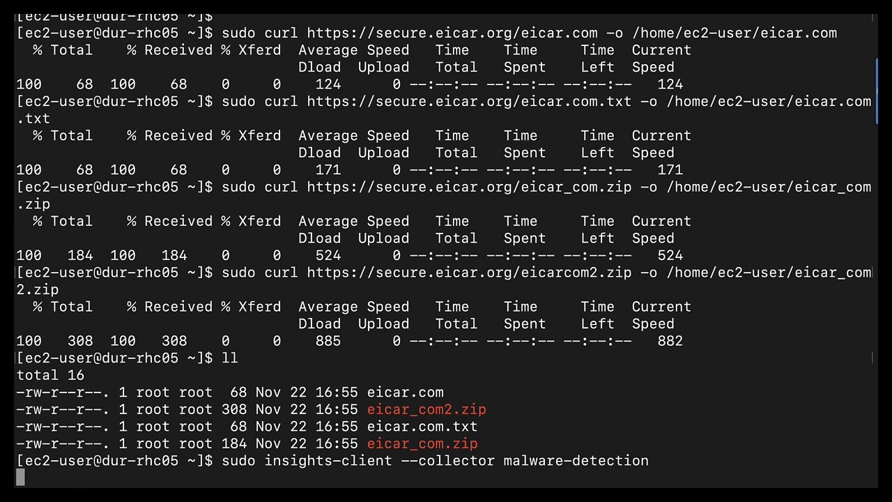 Malware Detection - Signature disable/enable