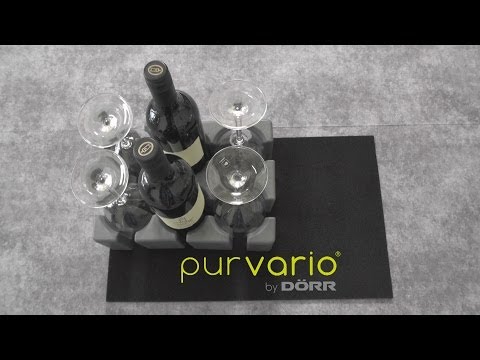 PurVario System Modul II 6er Glas-/Flaschenhalter hoch