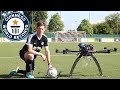 Football dropped from drone and controlled - Guinness World Records