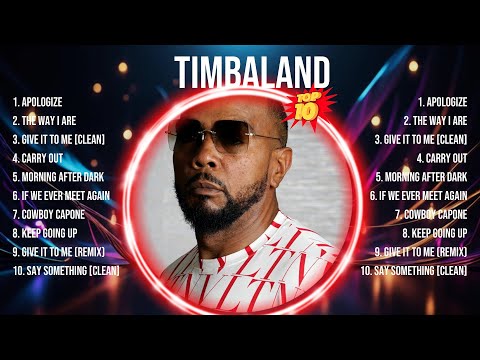 Timbaland 2024 MIX ~ Top 10 Best Songs ~ Greatest Hits ~ Full Album