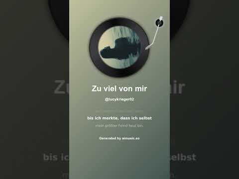 🖤 Zu viel von mir