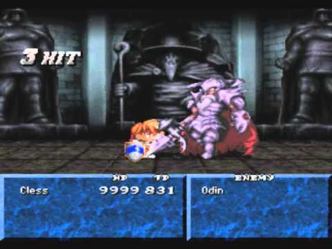 Tales of Phantasia : boss Odin : No damage