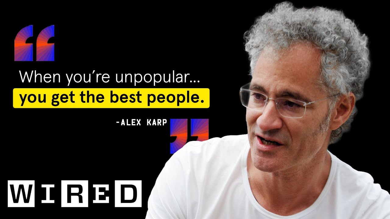 Palantir CEO Alex Karp On Government Contracts, Immigration, and the Future of Work | WIRED