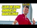 LUUK DE JONG ARRIVES IN BARCELONA!!
