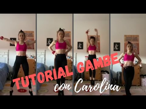 TUTORIAL GAMBE 🏃🏼‍♀️con CAROLINA