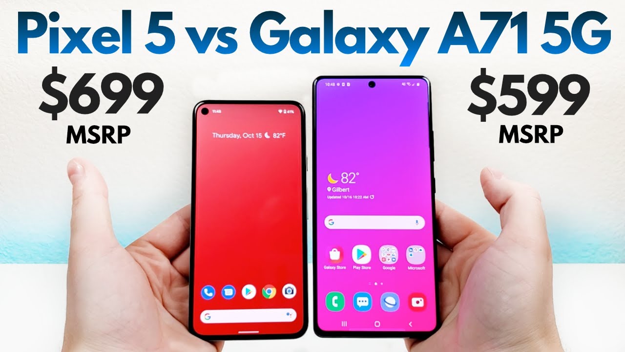 Google Pixel 5 vs Samsung Galaxy A71 5G - Who Will Win?