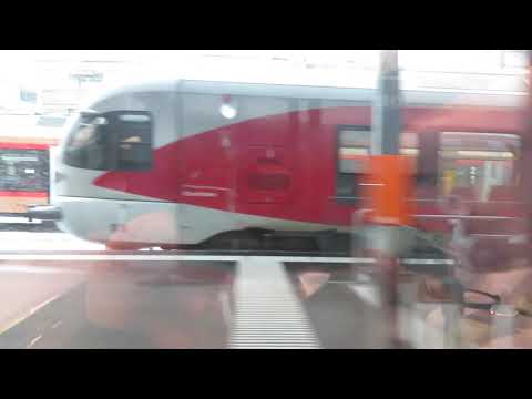 ZUG MITFAHRT IN BAHNHOF ART-GOLDAU MIT SCHNEE - 25.12.2020