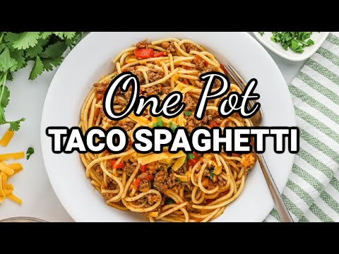 One Pot Taco Spaghetti Recipe