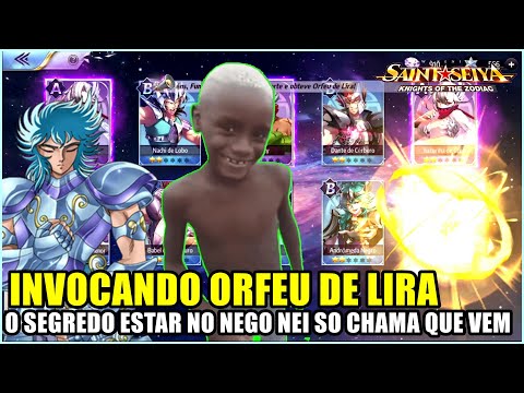 PEGUEI O ORFEU O SEGREDO PARA PEGA O BANNER SAINT SEIYA AWAKENING