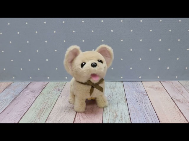 Игрушка мягкая Lanson Toys Чихуахуа интерактивная 16см - видео