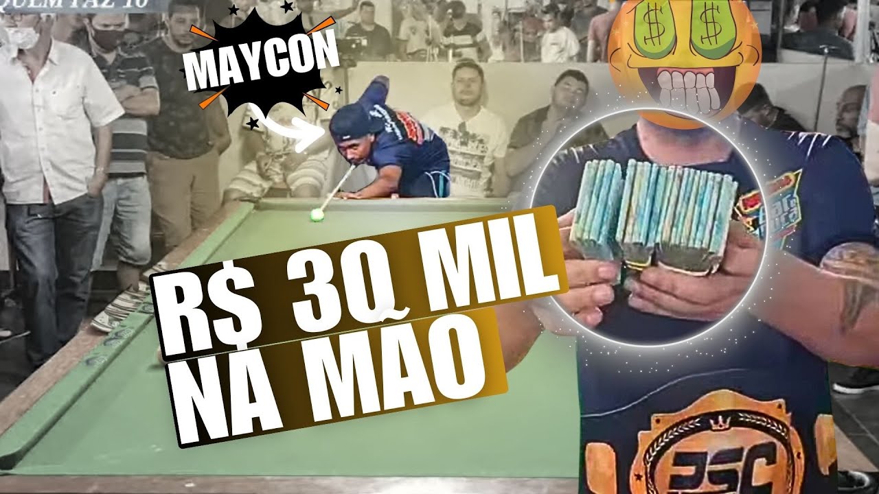 R$ 30 MIL REAIS:  Maycon x Cobrinha, um jogo cheio de surpresas