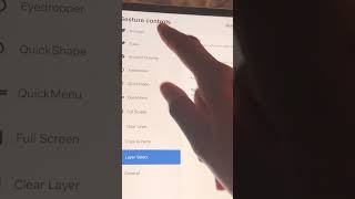 How to disable touch drawing on Procreate