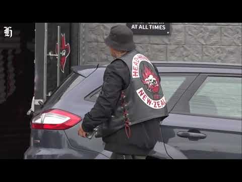 Head Hunters' Auckland  pad riddled with bullets