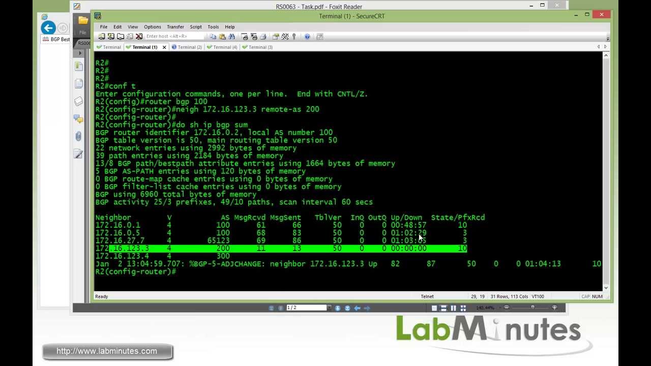 LabMinutes# RS0063 - Cisco BGP Path Selection (Part 1)