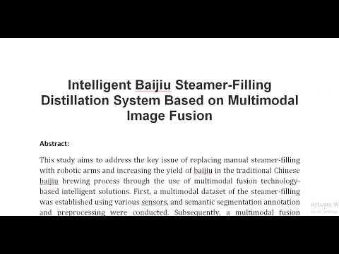 Intelligent Baijiu Steamer Filling Distillation System Based on Multimodal Image Fusion