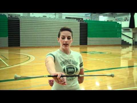Emily Strickland shows how to do a finger twirl