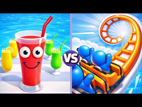 Juice Run 3D Game vs Runner coaster 🎢 💪 | ALL LEVEL 2026 Android iOS Gameplay