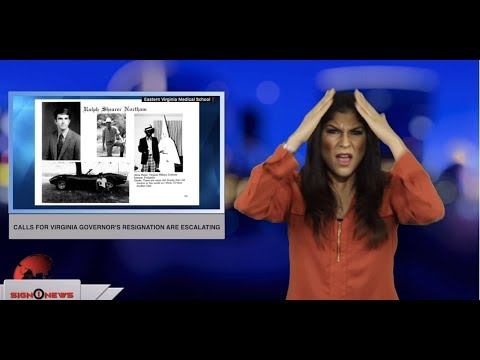 Calls for Virginia governor’s resignation are escalating (ASL - 2.4.19)