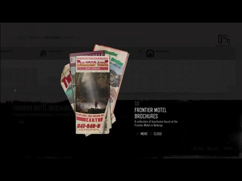 Frontier Motel Brochure - Tourism Collectible #10 Location #DaysGone #Collectibles