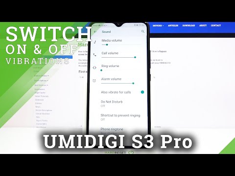 How to Operate Vibrations Options in Umidigi S3 Pro – Enable/Disable Vibrations