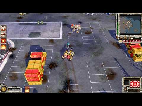 C&C Red Alert 3 Uprising King Oni vs Apocalypse Tank