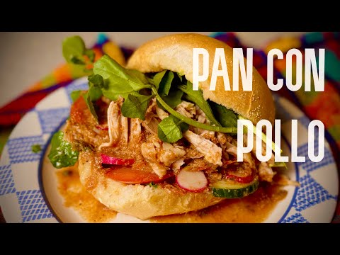 Pan Con Pollo (EASY VERSION) - Salvadoran Chicken Sandwich! πΈπ»π | Tender, Juicy & Full of Flavor!