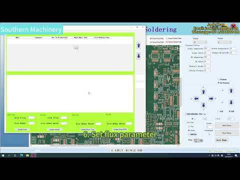 How to program in selective solder machine