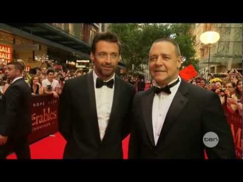 Hugh Jackman & Russell Crowe interview on The Project - Les Miserables