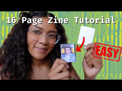 Make a 16 Page Zine (template included!)