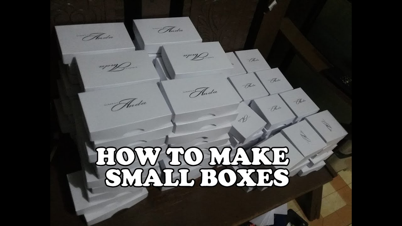 #dsnicole    HOW TO MAKE SMALL BOX