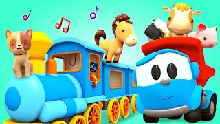 Как говорят животные для детей - Детские песни с Левой