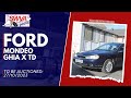 LOT 20 Ford Mondeo Ghia X TD 1998 SWVA 27th October 2023 Autumn Classic Car Auction