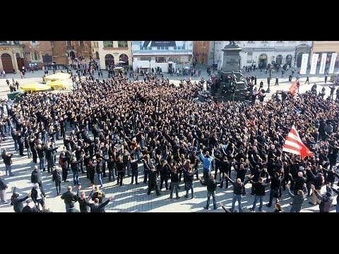Cracovia na rynku - Derby Wisła - Cracovia 2014