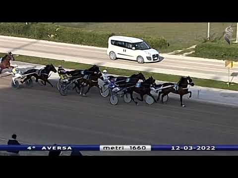 Aversa trotto 12 Marzo 2022 - 4° Corsa