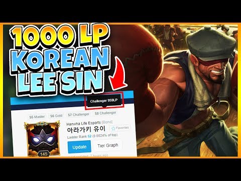 HOW GOOD IS A 1000LP KOREAN LEE SIN? | League of Legends
