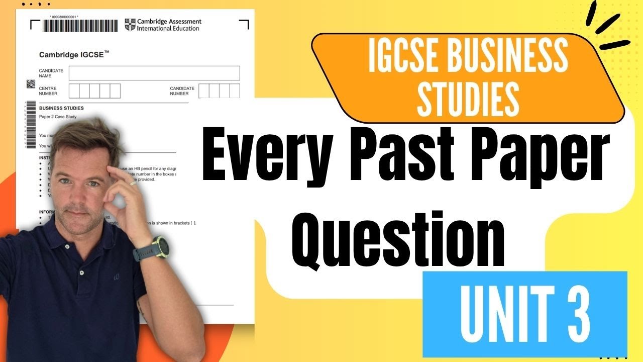 IGCSE Business Studies Question Paper with Answers | Unit 3 Marketing (2024–2026 Syllabus)